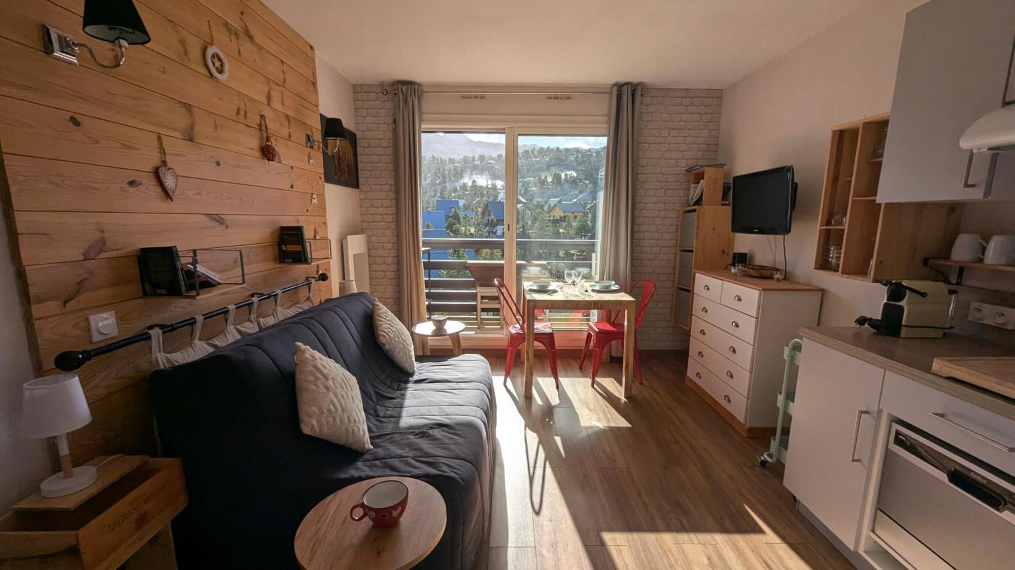 Studio Loubat Pyrenee, Menage Inclus Arette Exterior foto